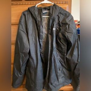 Black Large Columbia Rain Coat